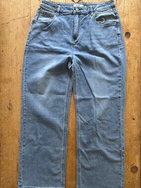 HDLTE High Waisted Boyfriend Baggy Stretchy Jeans Size XL